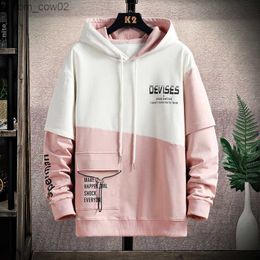 Hoodies voor heren Sweatshirts Nieuwe casual mode Herenhoodie Patch Werkpyjama Alfabetontwerp Katoenen herenhoodie High Street Trend Unisex Hoodie Z230726