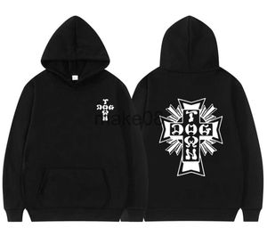 Sudaderas con capucha para hombre Sudaderas New Dogtown Og Sudadera con capucha con estampado blanco y negro Hombres Mujeres Hip Hop Punk Rock Sudaderas con capucha Streetwear Moda Casual Sudadera con capucha Tops J230823