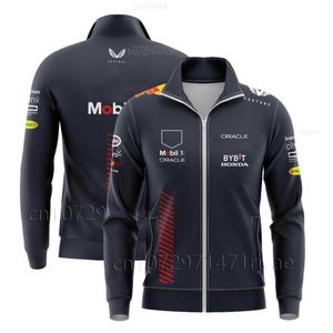 Heren Hoodies Sweatshirts Nieuw F1 Team Rood Racing Pak In 2024 Bull Versappen Lente Herfst Rits Jas Jas Sport Oversized Heren Sweatshirt Top