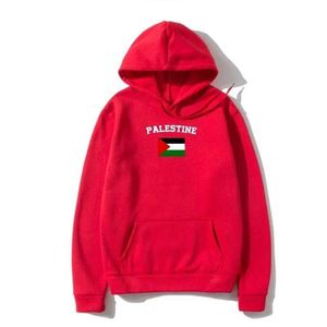 Heren Hoodies Sweatshirts Nieuwe losse hiphop Harajuku Mens Sweatshirt Palestijnse vlag Sweatshirt Retro herfst/winter Palestijnse paar Hoodie Q240506