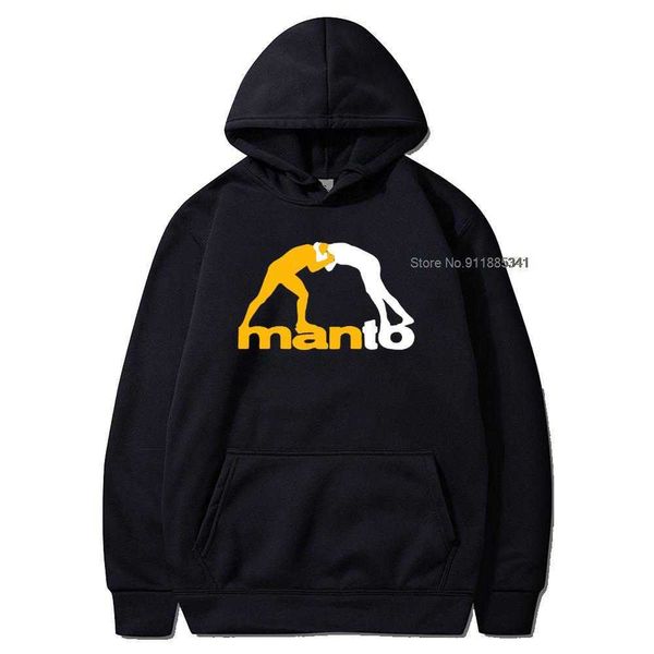 Sweats à capuche pour hommes Nouveau MANTO Jiu Jitsu brésilien Martialer Arter Sweats à capuche noirs pour hommes Taille S-5XL Mode Nouveau Sweat à capuche T221008