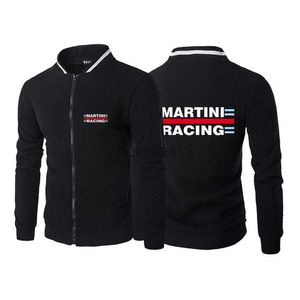 Herenhoodies Sweatshirts nieuwe martini raceprint lente en herfst mode effen kleur kwaliteit warme vrijetijdsjas met ritssluiting.24318