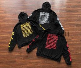 Herren Hoodies Sweatshirts New Vetements Graffiti Hoodie Männer Frauen Übergroße bestickte Sweatshirts VTM Pullover J231012