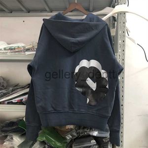 Heren Hoodies Sweatshirts Nieuw Gewassen Patchwork MM6 Margiela Hoodie Heren Dames 1 1 Beste kwaliteit Zware stof Unisex Oversized truien met capuchon Gym J230918