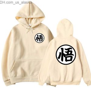 Heren Hoodies Sweatshirts nieuwste Japanse anime hoodie cosplay Saiyan zoon Harajuku Goku Pocket Hooded sweatshirts Hoodies Men/Women 296