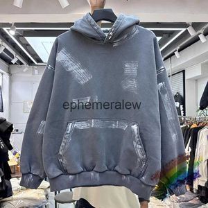 Sweats à capuche pour hommes Sweatshirts Nice Sweat à capuche lavé Hommes Femmes Meilleure qualité Pulls Casual Sweatshirtsephemeralew