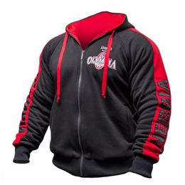 Sweats à capuche pour hommes Sweatshirts OLYMPIA hommes gymnases sweats à capuche gymnases Fitness musculation sweat pull vêtements de sport mâle entraînement à capuche veste vêtements 230905