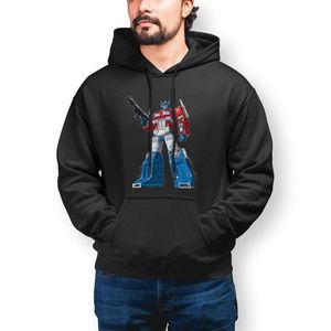 Heren Hoodies Sweatshirts Optimus Mens Hoodie Prime Long Cotton Autumn Streetwear Pullover Big