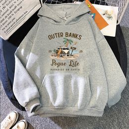 Heren Hoodies Sweatshirts Outer Banks Hoodie Mannen Mode Jas Outer Banks Pogue Life Hoodies Kids Hip Hop Hoodie Sweatshirt Jongen Jas Vrouwen Sweats Unisex 230807