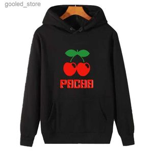 Herenhoodies Sweatshirts Pacha Ibiza House Cool Dance Space Privilege Wit Klassiek grafisch Sweatshirt met capuchon dikke trui met capuchon Herenkleding Q231110