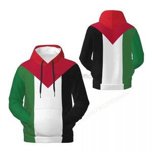 Sweats à capuche masculine Sweatshirts Palestine 3D Sweat à capuche Polter chaud avec poche ER MEN MEN SOIX SPEATHIRT UNISE