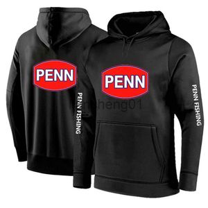 Sweats à capuche pour hommes Sweatshirts Penn Fishing Reel 2023 Sweat à capuche de couleur unie pour hommes Sweat à capuche à manches longues Mode Manteau Zipper Top x1012