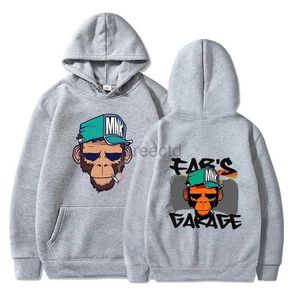 Sweats à capuche pour hommes Sweatshirts personnalité fumer singe à capuche hommes mode chaud sweat Hip Hop sweats à capuche décontracté Streetwear printemps automne nouveau sweat à capuche 24328