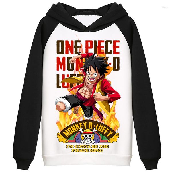 Herren Hoodies Sweatshirts PIECE Hoodie Cartoon Luffy Roronoa Zoro Chopper Law Kapuzenpullover Jacke Mantel PulloverHerren