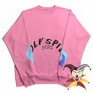 Heren Hoodies Sweatshirts Roze Zondag Service Heilige Geest CPFM.XYZ Sweatshirts Dames Heren Crewneck Hoodiesyolq