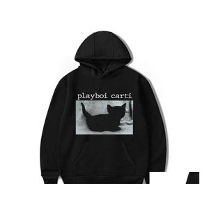 Heren Hoodies Sweatshirts Playboi Carti Hoodie Unisex Casual Fashion Sweatshirt Hoody0379 Drop Delivery Apparel Mens Clothing Otuok