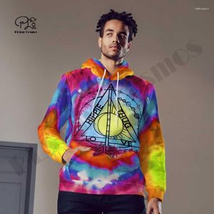 Sweats à capuche pour hommes PLstar Cosmos imprimé en 3D Est Peace Love Hippie Trippy Harajuku Casual Streetwear drôle unique unisexe sweats à capuche/Swea