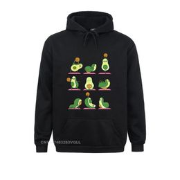 Heren Hoodies Sweatshirts Prevalent Women Avocado Yoga met de Chinese stijl Lange mouw grappige sportkledingproef met capuchon