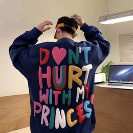 Heren Hoodies Sweatshirts Privathinker Kleurrijk schuimend printing Sweatshirt voor mannen losse mode Koreaanse kleding hiphop streetwear herfst mannelijke hoodie 221202