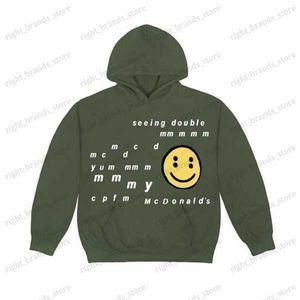 Sweats à capuche pour hommes Sweats Puff Print Cactus Plant Flea Market Big Mac Sauce Spéciale Hamburger Hoodie Hommes Femmes 1 Meilleure Qualité CPFM Pull À Capuche T2304181