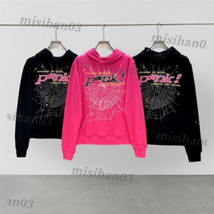 Heren Hoodies Sweatshirts Puff Print SP5Der Hoodie Men Women Hoge kwaliteit zware stof Spider Web -pullover Y230