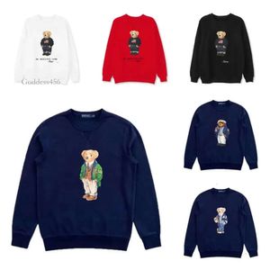 Sweats à capuche pour hommes Sweatshirts RL Designer Hommes Tricots Pull Polos Bear S Pull Crewneck Tricoté À Manches Longues Casual Pas Cher Loe