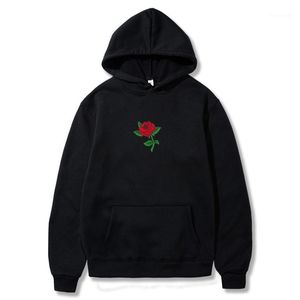 Sweats à capuche pour hommes Sweatshirts Rose Flower Casual Sports Hoodie Et Womens Fashion Brand Street Hip-hop Fitness Pullover