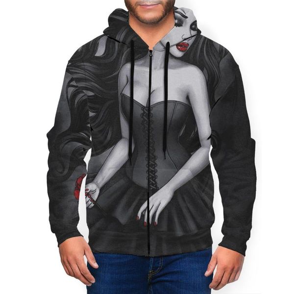 Sudaderas con capucha para hombre, sudaderas con estampado 3D de niña rosa, jersey de invierno para hombre, chándales divertidos, ropa de calle, sudadera Unisex de talla grande S-5XL