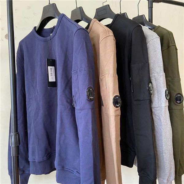 Sudaderas con capucha para hombre, suéter holgado informal de cuello redondo, abrigo CP, moda de estilo británico para jóvenes, marea de primavera y otoño