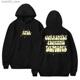 Sweats à capuche pour hommes Sweatshirts Sam et Colby XPLR Fighting Demons Sweat à capuche Femmes Hommes Manches longues Mode Pull Vêtements Q240217