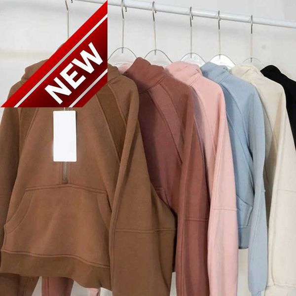 Sudaderas con capucha para hombre Sudaderas Buceo Sudadera con media cremallera Traje de yoga Sudadera con capucha de diseñador Ropa deportiva Deportes al aire libre Sudadera con capucha para correr Gruesa Manga larga con vellones hasta 4xl