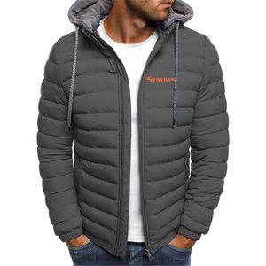 Heren Hoodies Sweatshirts Simms Fishing 2023 Herfst en winter comfortabel vaste kap katoenpak 7 kleuren Men Coat kleding Leisure Casual Parkas 230524