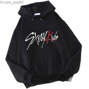 Heren Hoodies Sweatshirts Zuid-Korea Star Street Kinderen Unisex Nieuwe lange mouw bedrukte hoodie Voorvak Wollen geborstelde trui Z230726