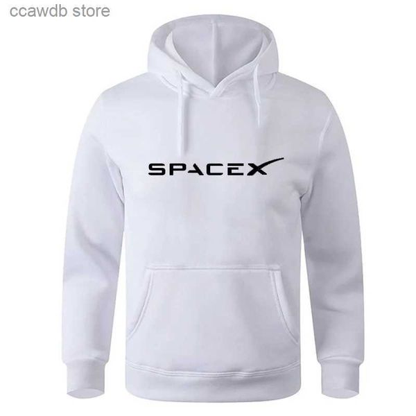 Sudaderas con capucha para hombre Sudaderas Space X Space Travel Print Sudadera con capucha Hombres Mujeres Fleece Sporty Oversiz Sudaderas con capucha de algodón Hombre Hip Hop Estilo Sudadera Moda Streetwear T240110