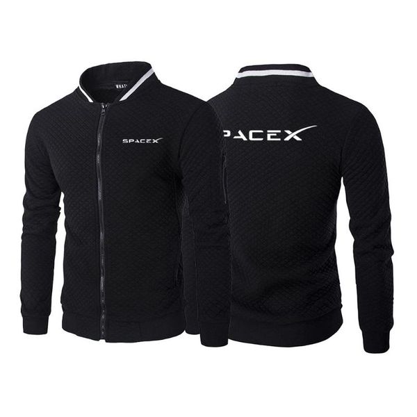 Sweats à capuche pour hommes sweats SpaceX Space X Logo 2021 printemps et automne haute qualité impression à la mode couleur unie pull décontracté