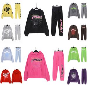 Sweats à capuche pour hommes Spider Spider Angel Pullover Pinover Black Black Mens Sweat à capuche Pantalons Fashion Sp5ders Graphique