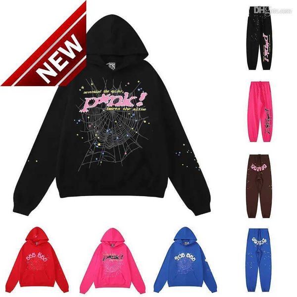 Sweats à capuche pour hommes Sweatshirts Spider Sweat à capuche Designer Mens 555 Sp5der Sweatshirt Man Young Thug 555555 Luxe Pink Spiders Lpms à 4xl