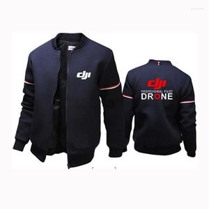 Heren Hoodies Sweatshirts Spring en Autumn DJI Professional Pilot Drone Comfortabele streetwear Patchwork High Street Print Hara