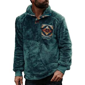 Heren Hoodies Sweatshirts Leer- en winterjasjacks Mogelijke kleur stand-up kraag trui met lange mouwen gedrukte fluwelen vlakte