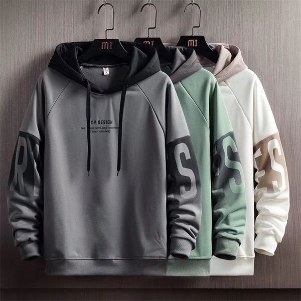 Sweats à capuche pour hommes Sweatshirts Printemps Automne Kpop Mode Harajuku Lettre Imprimer Streetwear Tendance Vêtements 220924