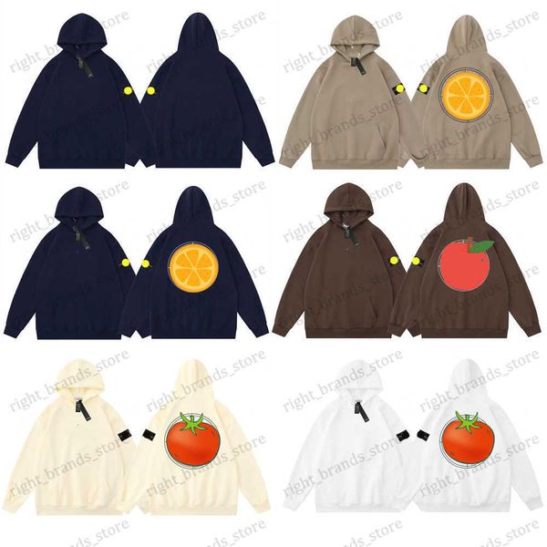 Sweats à capuche pour hommes Sweatshirts St0ne Designer Sweats à capuche badge pull en coton dessus de pêche vêtements d'alpinisme Designer manteaux noirs T240118