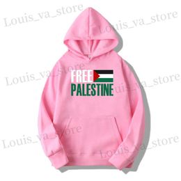 Sweats à capuche pour hommes Sweatshirts Drapeau de l'État de Palestine drôle à capuche hommes mode simple sweats polaire doux basique sweats à capuche mâle décontracté hip hop streetwear T231016