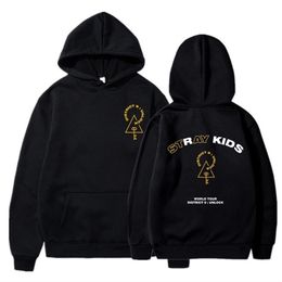 Heren Hoodies Sweatshirts Stray Kids District 9 Unlock Concert Fashion Hoodies Cool Fans lange mouw sweatshirts pullover hoodie 220826