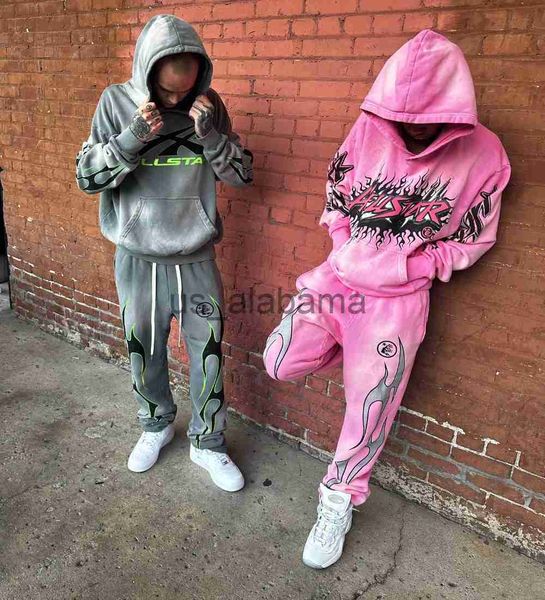 Sweats à capuche pour hommes Sweatshirts Streetwear Y2K Sweat à capuche Hommes Femmes Harajuku Hip Hop Graphique Impression Gothique Sweat à capuche Nouveau Punk Rock Gothic Tops x0905