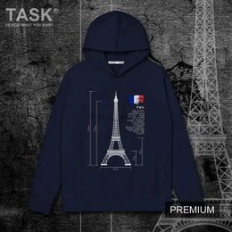 Sweats à capuche pour hommes Sujet Tour Eiffel Automne et hiver manteau épais à capuche Sweat à capuche populaire pull à capuche Hipster Survêtement 01L231122