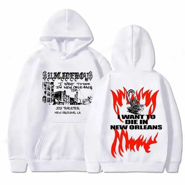 Sweats à capuche masculine Sweatshirts SuicideBoy Hoodies Men de la mode Men de la mode album de musique sweat-shirt Hip Hop Hop Hop Suicide Mens Clothing T240507