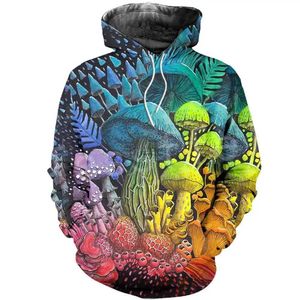 Heren Hoodies Sweatshirts Tessffel Nieuwste Planten Paddestoel Schimmel Camo Grappig Nieuwe Mode Trainingspak Pullover 3DPrint Rits/Hoodies/Sweaters/Jas A-1 24328