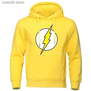 Hoodies voor heren Sweatshirts The BIG BANG Theory Hoodies voor heren Bliksemprint Herenhoodie Mode Vrijetijdskleding Los oversized sweatshirt voor mannen T240110