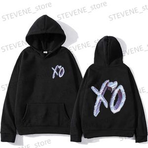 Hoodies voor heren Sweatshirts The Dawn Fm Dubbelzijdige print Hoodie Heren Dames Oversized kleding Mode Hiphop Sweatshirts Flce Truien Sudaderas T240326