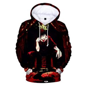 Sweats à capuche pour hommes Sweat-shirts The Est 3D Anime Jujutsu Kaisen Sweat-shirt Femme Automne Pulls Hip Hop À Capuche Casual Garçons Filles Outwear